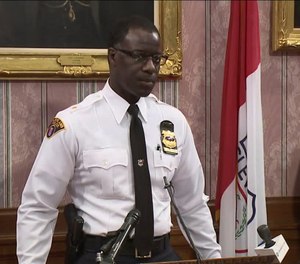 Cleveland police Chief Calvin Williams apologized Thursday to the family of a teen girl killed during a police pursuit, but argued against calls for the department to end pursuits altogether. (Photo/TNS)