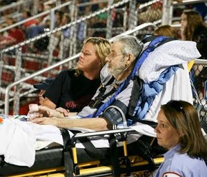 One man's last wish was to see his daughter in her high school color guard performance one last time.