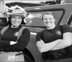 Spokane County Fire District 8 made history when the first all-female team ran the paramedic unit. (Photo/SCFD8)