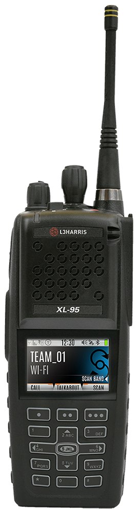 The XL Connect 95P radio handsets offer Wi-Fi-enabled voice and device management, which allows 95P users to communicate beyond the limits of their own LMR and other agencies’ P25 radio systems.