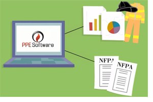 PPE Software allows easy maintenance of PPE inventory with full NFPA 1851 compliance.