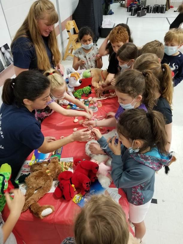 The Teddy bear boo-boo clinic was held to educate elementary school students about the EMS industry. (Photo/NS Ambulance)