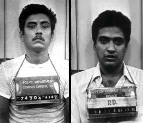 According to a report, prosecutors and police ignored tips unearthed in the case files that Carlos Hernandez (left), an older friend of Carlos De Luna (right), killed a man.