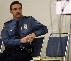 Richard Myers made a career out of listening to the community he served, whether Sanford (Fla.) or Colorado Springs, pictured, where he helped the city deal with the 2007 shooting at New Life Church. (AP Photo/David Zalubowski)