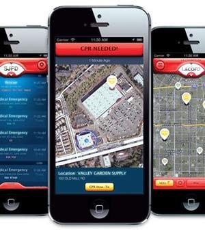 Physio-Control and PulsePoint announced a free mobile app that connects CPR-trained citizens with information about nearby cardiac arrest victims