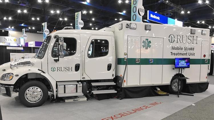 The unit would be dispatched directly to the location of a potential stroke patient to begin treatment. (Photo/Rush University Medical Center)