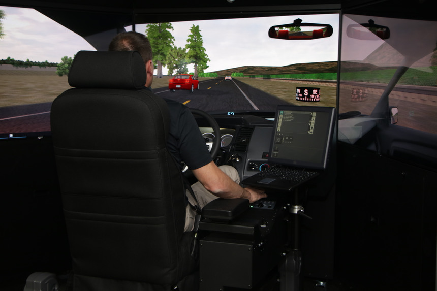 L3 Driver Training Simulator in Action