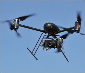 The Mesa County Sheriff's Office is conducting a series of tests to gauge the capabilities of the Draganflyer X6 miniature helicopter. (Courtesy photo)