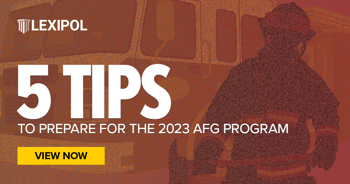 5 Tips to Prepare for the 2023 AFG Program - View Now