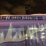 Chicago's electric buses at Aon and Prudential centers.