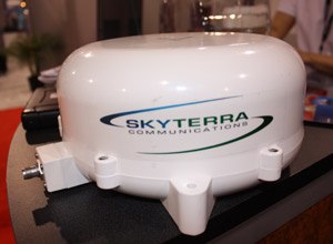 Photo Scott BrunerSkyTerra's MSAT-G2 Satellite Radio was on display at March's IWCE conference in Las Vegas.