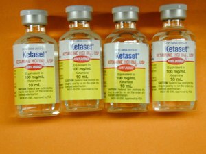 The DEA has found that ketamine is generally distributed at parties, raves and nightclubs. Image: DEA.gov