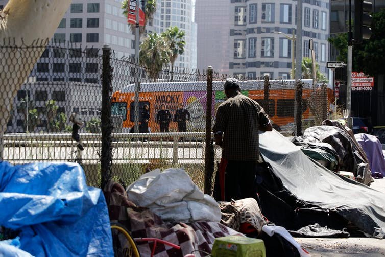 Los Angeles homeless camp