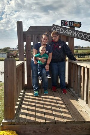 Vanessa Mccrickard and family