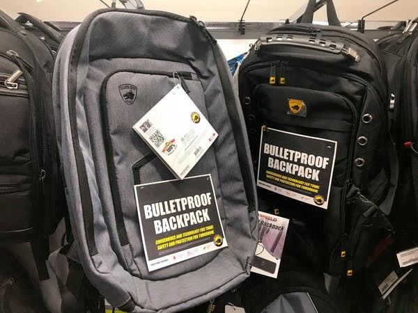 Bulletproof backpacks