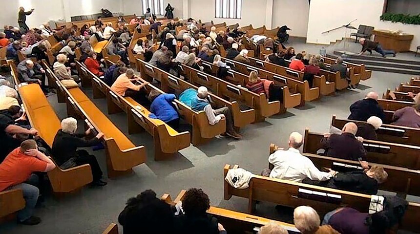 Livestream of Texas church shooting