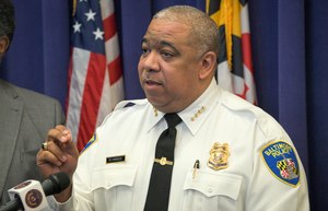 Baltimore Police Commissioner Michael Harrison.
