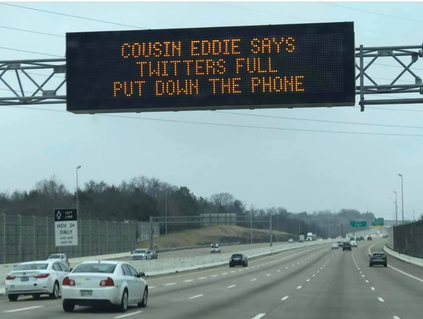 TDOT Christmas Sign