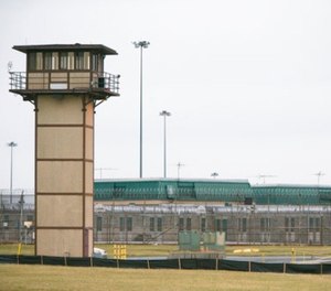 In this Feb. 1, 2017 file photo, Vaughn Correctional Center near Smyrna, Del., remains on lockdown following a disturbance. (Suchat Pederson/The Wilmington News-Journal via AP, File)