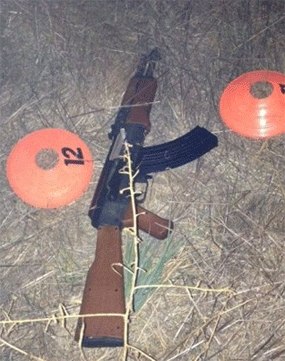 Officials say Sonoma County sheriff's deputies shot and killed a boy who was holding this fake assault rifle in Santa Rosa on Tuesday, Oct. 22, 2013. (Photo courtesy, Sonoma County Sheriffs Office)