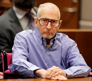 In this Dec. 21, 2016 file photo, millionaire real estate heir Robert Durst sits in a courtroom in Los Angeles. (AP Photo/Jae C. Hong, Pool, File)