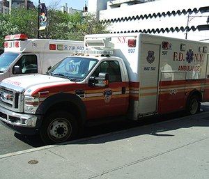 FDNY HazTac ambulance.