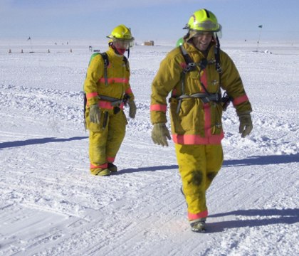 The aridity of Antarctica makes any type of fire an extreme danger.