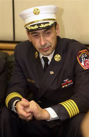 New York City Mayor Bill de Blasio picked Daniel Nigro, a retired fire officer, as the next commissioner of the nation's largest fire department on Thursday.