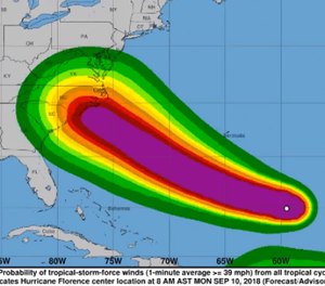 Inmates and staff at RCI will stay behind during Hurricane Florence. (Photo/National Weather Service)