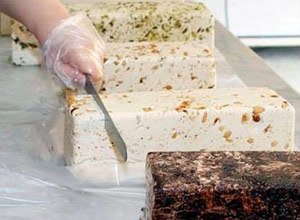 Coming in different types and flavors, halawa is a dense, sweet confection that is very popular in the Middle East. (Photo The Daily Star)