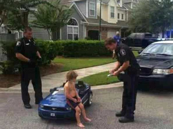 Caption contest: Do you know why we pulled you over?