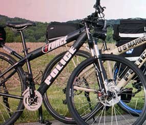 Des Plaines police officers assigned to bike patrol obtained four new iForce bicycles to use.