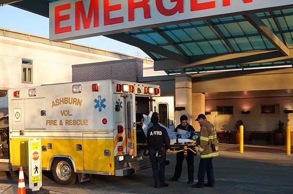 what it takes to be an emt, ambulance taking patient to emergency room