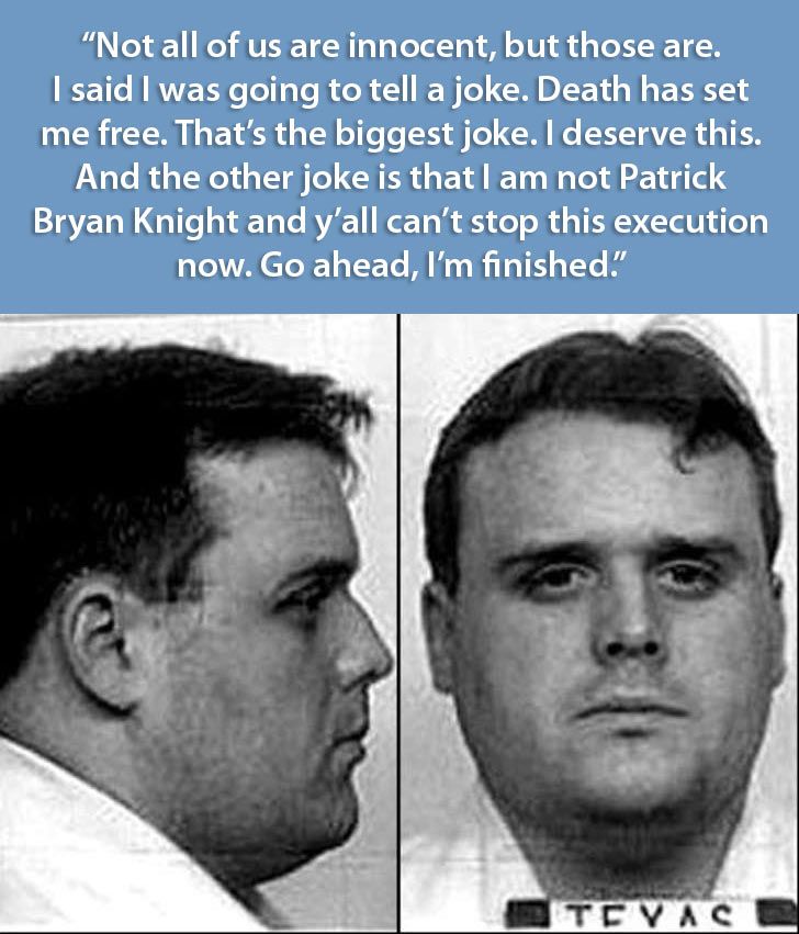 15 infamous last words from criminals on death row