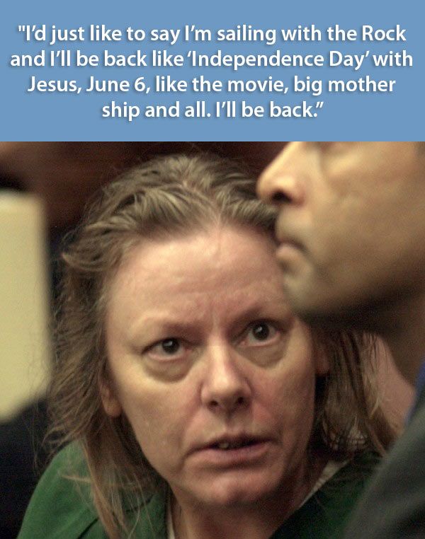 criminal last words, Aileen Wuornos