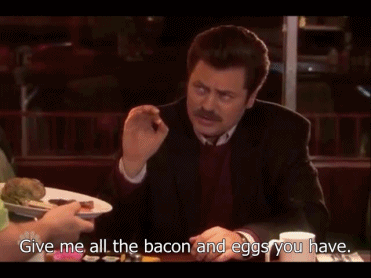 give me all the bacon gif
