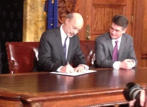 Pennsylvania Governor Tom Wolf. (Photo Tony Romeo)
