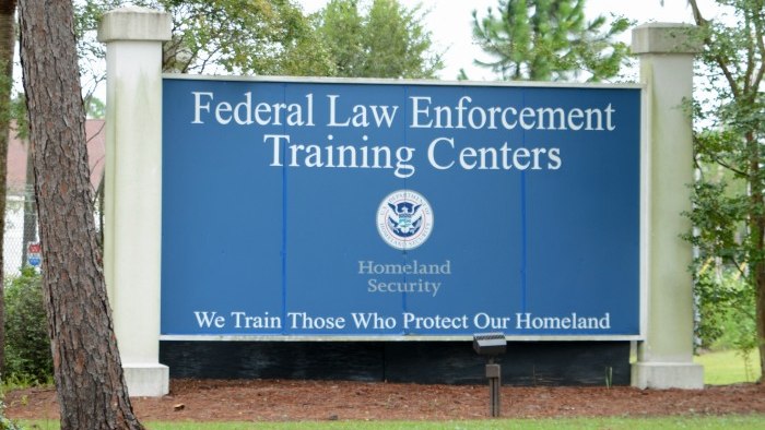 Recruits go through an eight-week training course at the VA Law Enforcement Center.