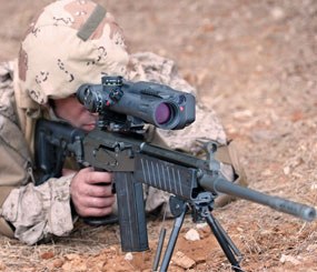 MEPRO MESLAS is a multi-function, fire-controlled sniper's riflescope 10x40 system.
