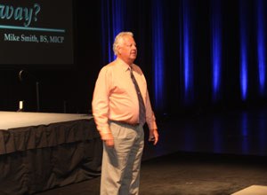 Image Drew JohnsonMike Smith told the audience for the 2011 EMS Expo keynote adress that medicine isn't a job, it's a calling.