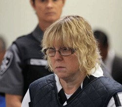 Joyce Mitchell appears before Judge Mark Rogers in Plattsburgh City Court, New York, for a hearing Monday, June 15, 2015. (G.N. Miller/NY Post via AP, Pool)