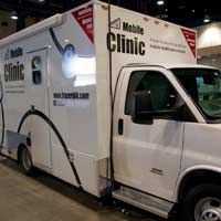 Frazer LTD, a builder of traditional EMS modules, showcased an innovative, mobile clinic concept at the 2013 EMS World Expo