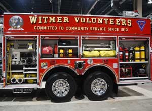 Example of heavy rescue tool mounting, completed by Pierce.