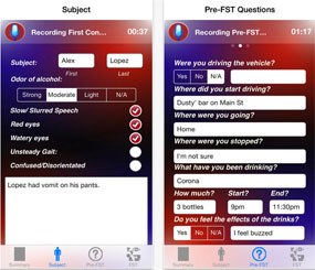 A screenshot of the MyFST app in action (Photo courtesy iTunes)