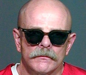 This undated prison inmate photo shows Aryan Brotherhood gang leader Barry