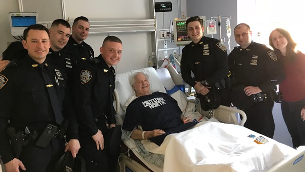 Police officers jumped into action to save Ron Gargalowitz, who went into cardiac arrest while on vacation. (Photo/NYPD)