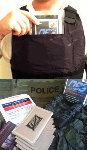 The Trauma Plate Pack and Patrol Pocket Pack are each designed to fit into any uniform pocket and behind the trauma plate of a vest so you'll never be with them.