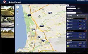 PatrolScout is a map-centric, real-time situational awareness solution that enables streaming video and transmits location and other information.