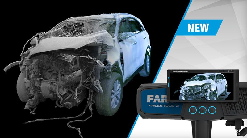 NEW! Fast, easy, photorealistic 3D scanner for police: FARO Freestyle 2