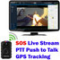 Command Center System. Emergency SOS Live Stream, Real-Time GPS Tracking, Push to Talk